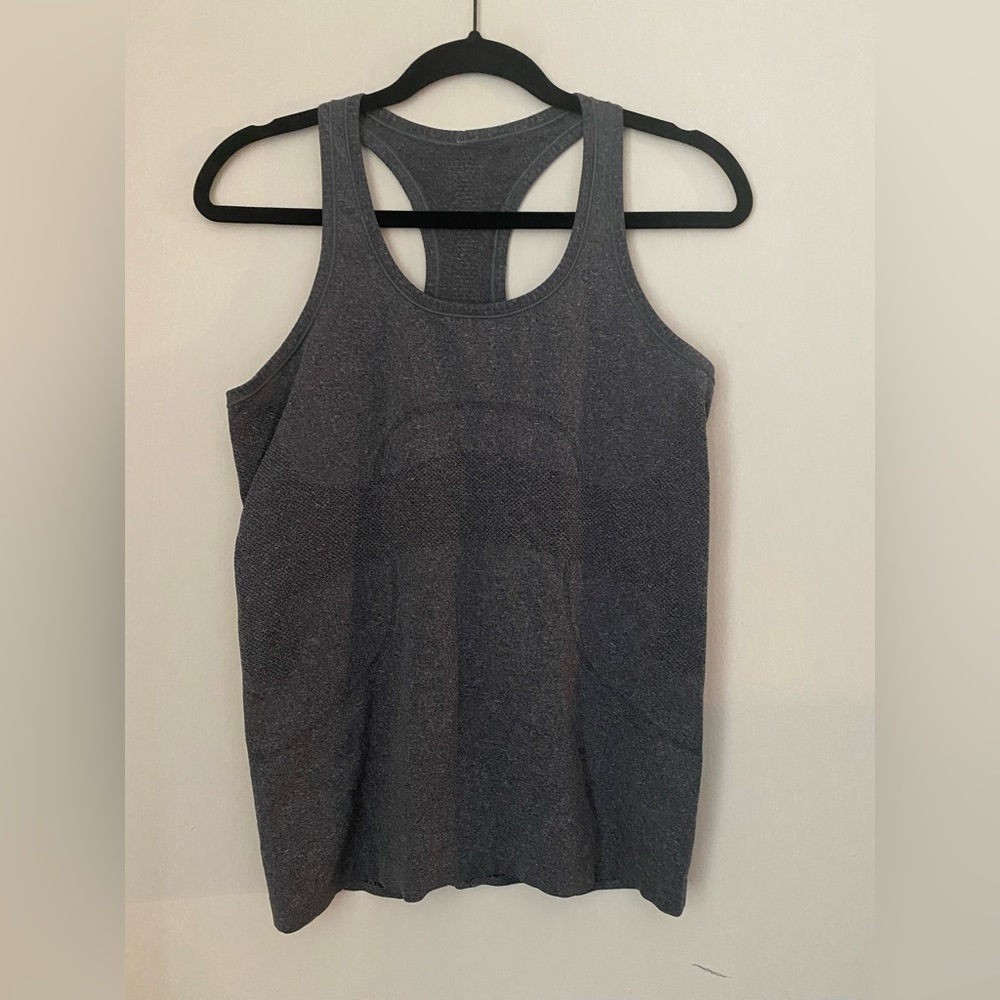 Lululemon Space Gray Run Swiftly Tank Top